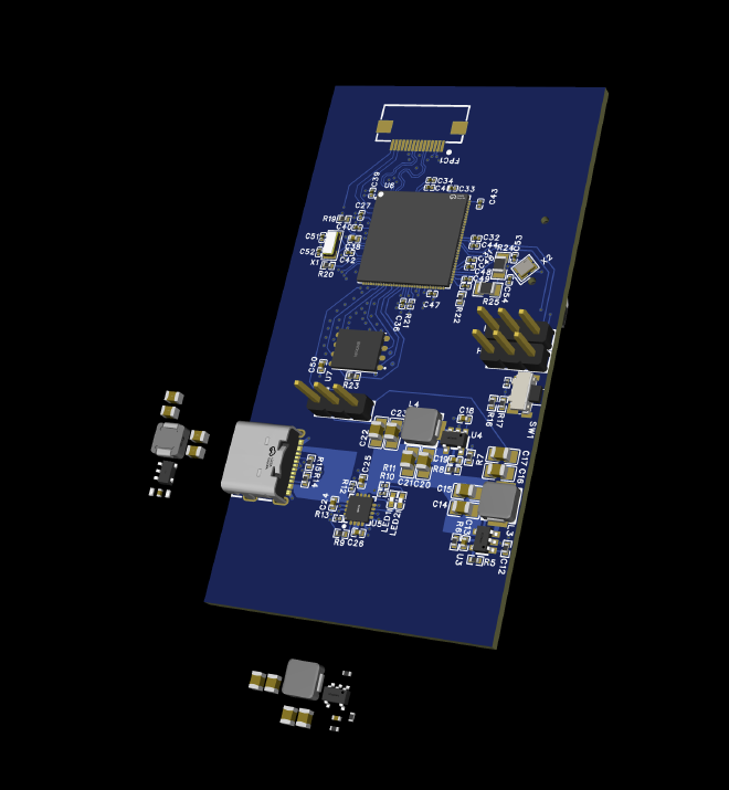 PCB render